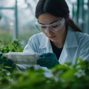 Female scientist wearing safety, a Health & Medical Photo by MistyDay